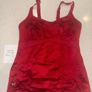 Ruby Ribbon Lace Full Support - Ruby Red, size 38